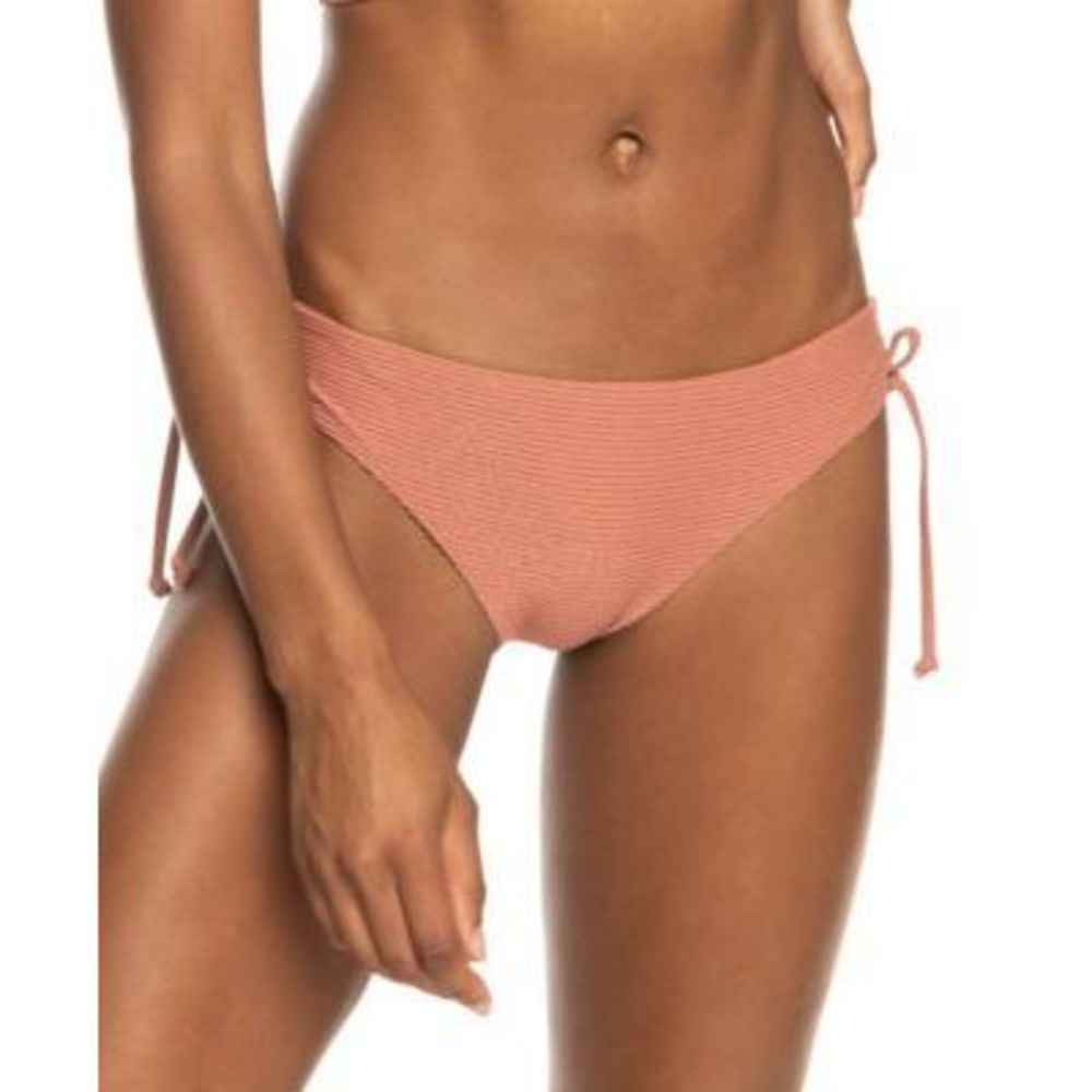 NWT Roxy Coconut Crew Ribbed Hipster Bikini Bottom Cedar Wood  Brown  M